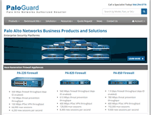 Tablet Screenshot of paloguard.com